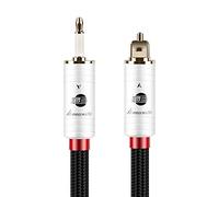 BOAACOUSTIC JIB Audiophile HiFi Optical Cable Toslink to Mini Toslink Cable 3.5 SPDIF Fiber Optic Digital Optical Audio Cable Mini 3.5(NOT AUX) for Soundbar, TV, Chromecast Audio, Speaker (1Metre)
