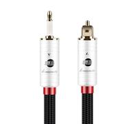 BOAACOUSTIC JIB Audiophile HiFi Optical Cable Toslink to Mini Toslink Cable 3.5 SPDIF Fiber Optic Digital Optical Audio Cable Mini 3.5(NOT AUX) for Soundbar, TV, Chromecast Audio, Speaker (5 Metres)