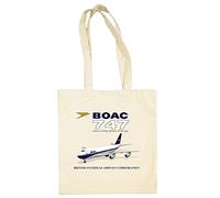 BOAC Boeing 747 Cotton Shopper/Tote Bag