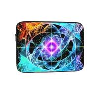 BOAIHH 13 inch Light Computer Bag, Exquisite Eight Dimensional Space Print Pattern, Suitable for Business Travel, Work, Commuting