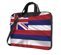 BOAIHH 14 inch lightweight Laptop Bag with Fashion Flag of Hawaii American Print Beautiful and simple for Business Trip Office