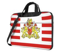 BOAIHH 14 inch lightweight Laptop Bag with Fashion Flag of the Senate of Bremen Print Beautiful and simple for Business Trip Office