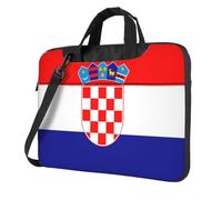 BOAIHH 14 inch lightweight Laptop Bag with Fashion Republic of Croatia flag Print Beautiful and simple for Business Trip Office