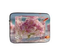 BOAIHH 15 inch Light Computer Bag, Exquisite Beneath the Cherry Blossoms Print Pattern, Suitable for Business Travel, Work, Commuting