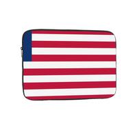 BOAIHH 17 inch Light Computer Bag, Exquisite Liberian flag Print Pattern, Suitable for Business Travel, Work, Commuting