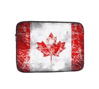 BOAIHH 17 inch Light Computer Bag, Exquisite Retro Canada Flag Print Pattern, Suitable for Business Travel, Work, Commuting
