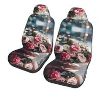 BOAIHH Bouquet By The Window Car Seat Covers Polyester Elastic Protective Case Anti-Run Durable Wear-Resistant Comfort Soft