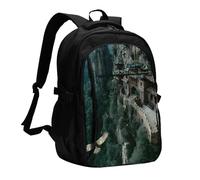 BOAIHH Building On The Cliff Large Capacity Backpack Computer Independent Compartment Pressure Relief Design Work Commuting