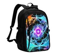 BOAIHH Eight Dimensional Space Large Capacity Backpack Computer Independent Compartment Pressure Relief Design Work Commuting