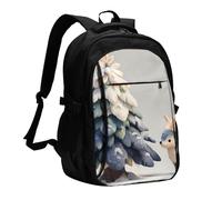 BOAIHH Elk By The Tree Large Capacity Backpack Computer Independent Compartment Pressure Relief Design Work Commuting