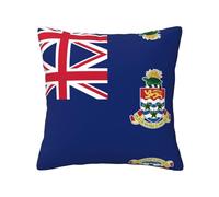 BOAIHH Flag of the Cayman Islands Four Season Pillowcase 20"x20" Soft Skin Friendly and Comfortable with Zipper Suitable for Sofa Car and Bedroom