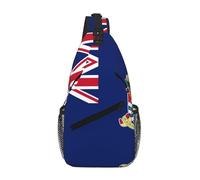 BOAIHH Flag Of The Cayman Islands Large Capacity Chest Bag Comfortable And Decompressive Suitable For Travel Work And Outdoor