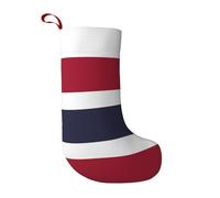 BOAIHH Hangable Christmas Stockings, Soft Skin-Friendly With Fashion Thailand Flag Print, Suitable For Festival Decor