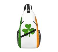BOAIHH Irish Flag Large Capacity Chest Bag Comfortable And Decompressive Suitable For Travel Work And Outdoor