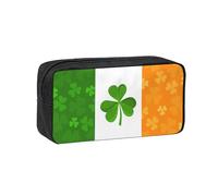 BOAIHH Irish Flag Simple Pen Case Wear-Resistant Durable Convenient for School Stationery Storage