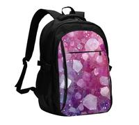 BOAIHH Jewel Garden Large Capacity Backpack Computer Independent Compartment Pressure Relief Design Work Commuting