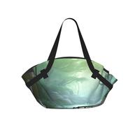 BOAIHH Little Bridge in the East Foldable Camping Bag Comfort and Stylish Multipurpose Thick Durable Spacious Travel Accessory