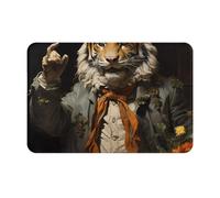 BOAIHH Mr. Dancing Tiger Anti Slip Floor Mats Stylish Home Decoration Suitable for Kitchen Bathroom and Laundry Room
