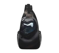 BOAIHH Mysterious Love Stone Large Capacity Chest Bag Comfortable And Decompressive Suitable For Travel Work And Outdoor