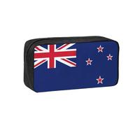 BOAIHH New Zealand Flag Simple Pen Case Wear-Resistant Durable Convenient for School Stationery Storage