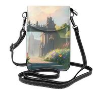 BOAIHH Outside the Castle Gate Women Cell Phone Purse Crossbody Light Compact Durable for Daily Commuting Wearing