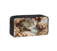 BOAIHH Paradise in a Crack Simple Pen Case Wear-Resistant Durable Convenient for School Stationery Storage