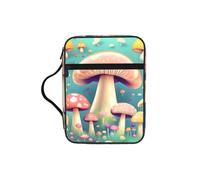 BOAIHH Pretty Little Mushrooms Bible Storage Bag Tote Durable and Multifunctional Fashion Cover for Church Schools