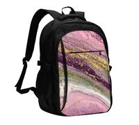 BOAIHH Purple Dreams Large Capacity Backpack Computer Independent Compartment Pressure Relief Design Work Commuting