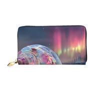 BOAIHH Simple Wallet for Unisex Stylish Card Holder with Exquisite Colorful Snails Pattern and Multiple Partition