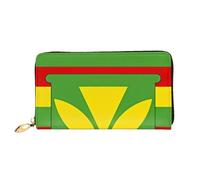 BOAIHH Simple Wallet for Unisex Stylish Card Holder with Exquisite Native Hawaiian Flag Pattern and Multiple Partition