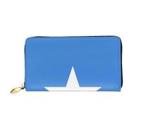 BOAIHH Simple Wallet for Unisex Stylish Card Holder with Exquisite Somali Flag Pattern and Multiple Partition