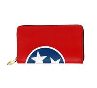 BOAIHH Simple Wallet for Unisex Stylish Card Holder with Exquisite Tennessee State Flag Pattern and Multiple Partition