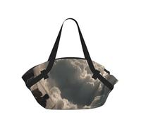BOAIHH Staring Into The Abyss Foldable Camping Bag Comfort and Stylish Multipurpose Thick Durable Spacious Travel Accessory