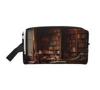 BOAITENYU Classical Study Travel Toiletry Bag Multipurpose Portable Large Capacity Storage for Cosmetics and Small Items