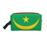 BOAITENYU Flag of Mauritania Travel Toiletry Bag Multipurpose Portable Large Capacity Storage for Cosmetics and Small Items