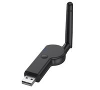 Boannice USB Bluetooth 5.2 Transmitter, Wireless Audio Adapter with 3.5mm AUX Jack, External Antenna Low Latency for TV, PC, Bluetooth Headset, Bluetooth Speaker