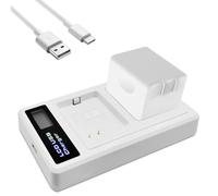 BOANV for Arlo pro batteries with Charger, 3500mAh High Capacity Li-ion Replacement Battery Compatible with Arlo Pro 2 battery (one battery &one 2 slots charger)