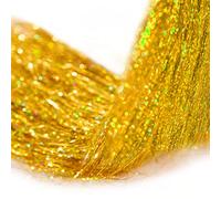 Boao 10000 Strands Tinsel Icicles Iridescent Tinsel Foil Fringe Garland for Christmas Xmas Tree Decorations Graduation Party Supplies Holiday Hair Decor (Gold)