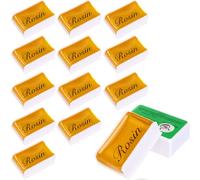 Boao 12 Pcs Rosin Natural for Violin Cello Viola Rosin Light Low Dust for Bows String Music Instrument Accessory