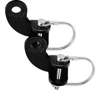 Boao 2 Sets Bicycle Trailer Hitch Coupler Adapter Angled Replacement Connector Compatible with Burley Trailers Hitch