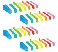 Boao 4 Pack Circus Awning Decoration 3D Stripe Cardboard Awning Carnival Wall Decor Circus Party Favors for Lemonade Stand Bakery Ice Cream Truck Bulletin Board Decor(Multicolor)
