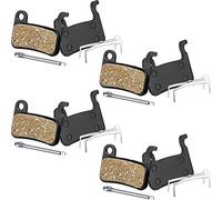 Boao 4 Pairs Resin Bike Brake Pads Compatible with Shimano Xt Xtr Slx Deore | Bicycle Brake Pads, Compatible with Shimano Deore/alfine Hone Series, Resin Compound, E-bike Ready