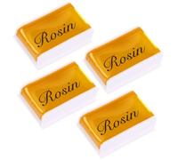 Boao 4 Pcs Rosin Natural for Violin Cello Viola Rosin Light Low Dust for Bows String Music Instrument Accessory