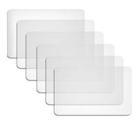 Boao 6 Pieces Plastic PlacematsTable Mats Heat Resistant PlacematsDining Mats for Table, Dining, Kitchen (15.7 x 11.8 Inch)