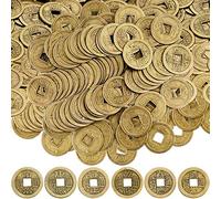 Boao Chinese Feng Shui Coins Good Luck Fortune Coin I-ching Coins for Health and Wealth (100, 0.8 Inch)