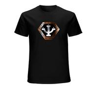 BOAONI Vintage Psi Corps Logo - Space Center Tv Series SciFi Babylon 5 Short Sleeve T-Shirt Black XXL