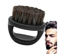 Boar Bristle Beard Brush | Portable Beard Brush For Men With Handle - Facial Hair Styling For Oil And Balm Application, Suitable Boar Bristle Beard Brush For Home, Traveling And Barber Shop