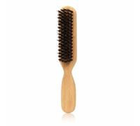 Boar Bristle Beard Comb,Travel Beard Brush | Beard Straightener, Beard Hair Brush for Detangling, Smoothing, Grooming and Shaping