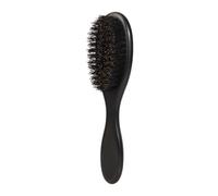 Boar Bristle Hair Brush - Smoothing Short Haiir Beard Styling Brush | Soft Straightening Grooming Rake| Wooden Comb Travel Bag And Spa Headband Barbershop Accessories For Men Boys Hairstyle