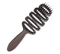 Boar Bristle Paddle Brush - Smooth Styling Comb, Scalp Massage Brush | Detangling Hair Brush Aid Against Frizz Wide Wood Comb for Healthy Hair - Women's Hairdressing Space, Grooming Routine, Men